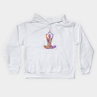 Yoga pose Kids Hoodie